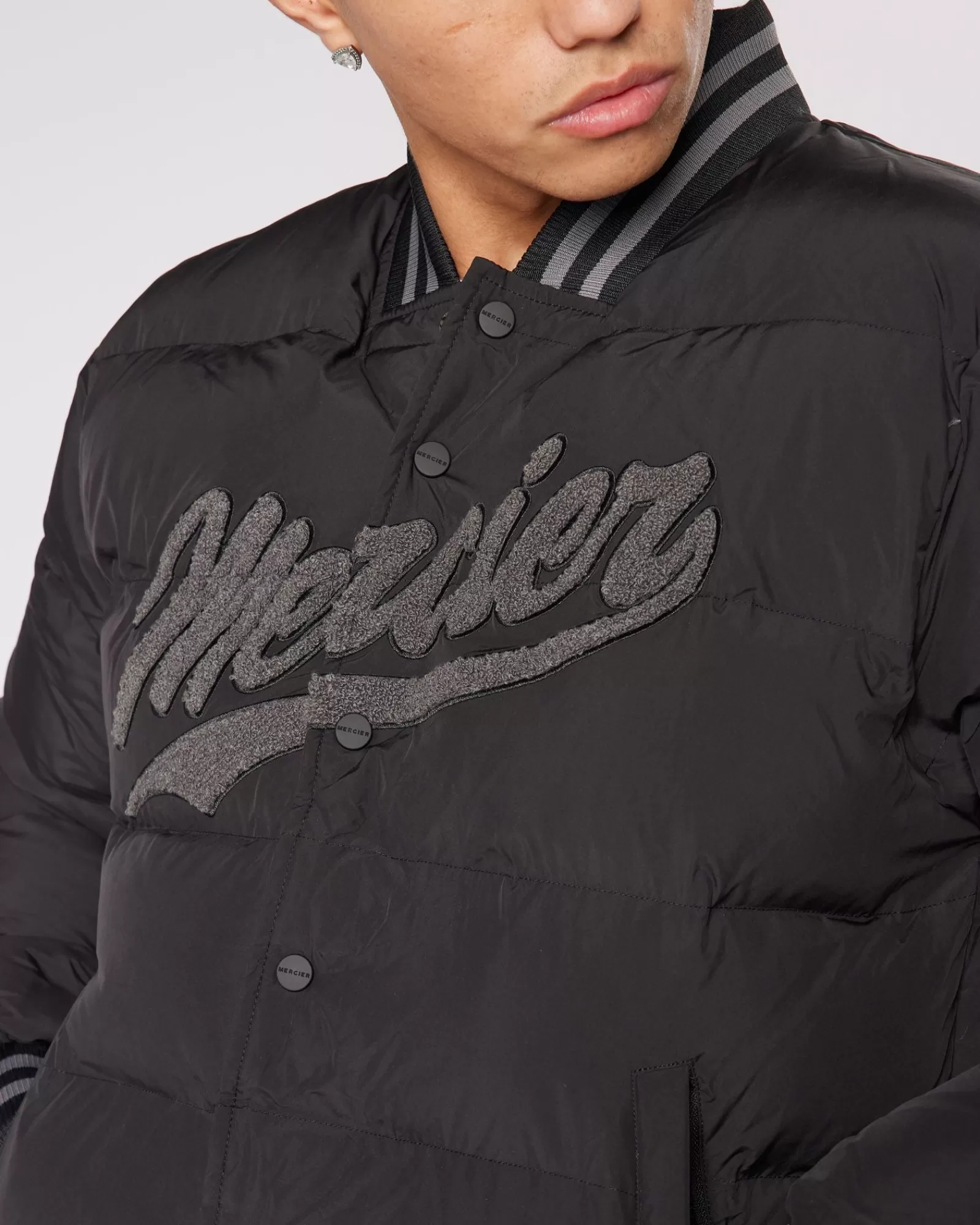 Jacken>Mercier Black Chester Jacket