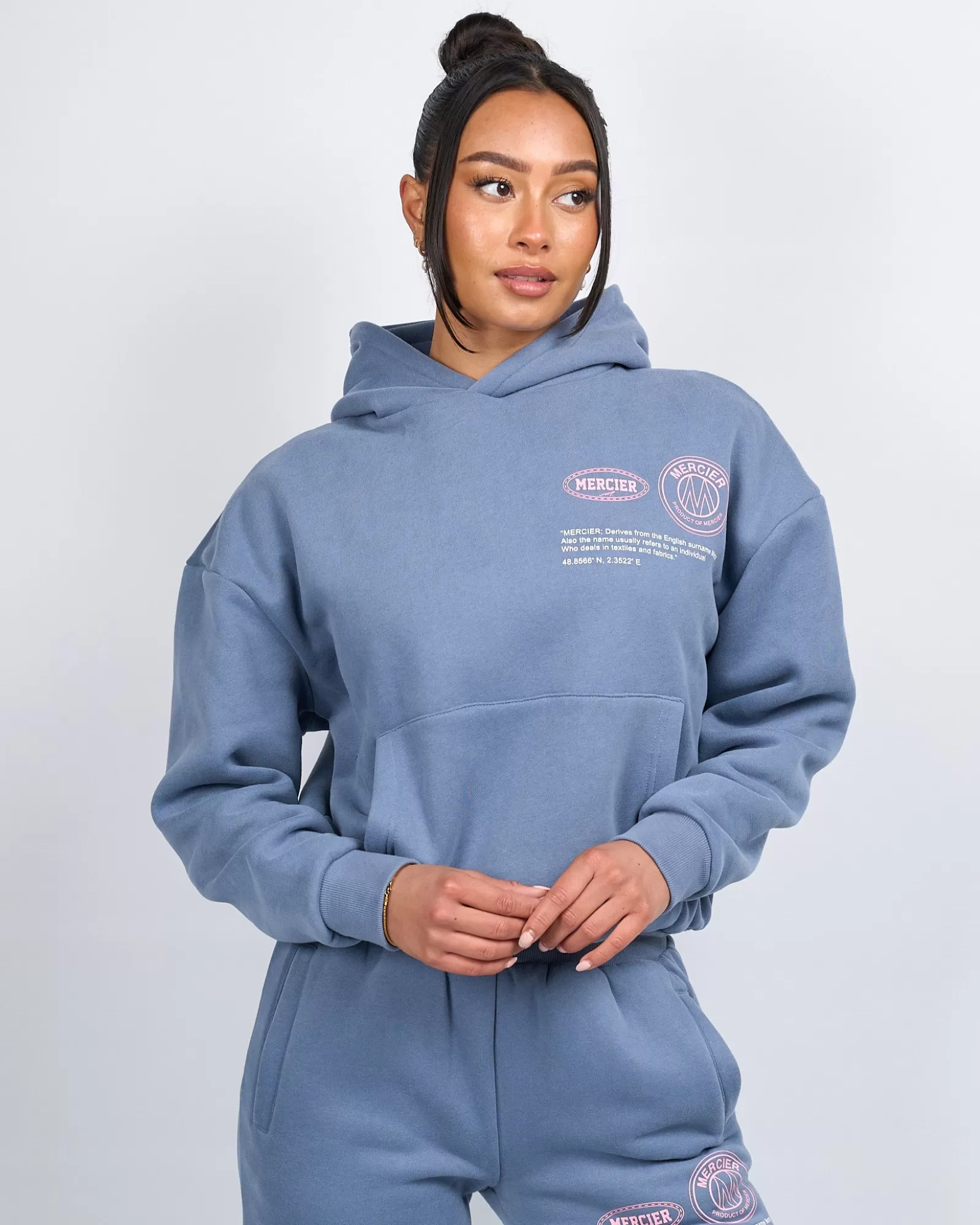 Hoodies Für Damen | Trainingsanzüge Für Damen>Mercier Caruso Hoodie Moonlight Blue für Damen