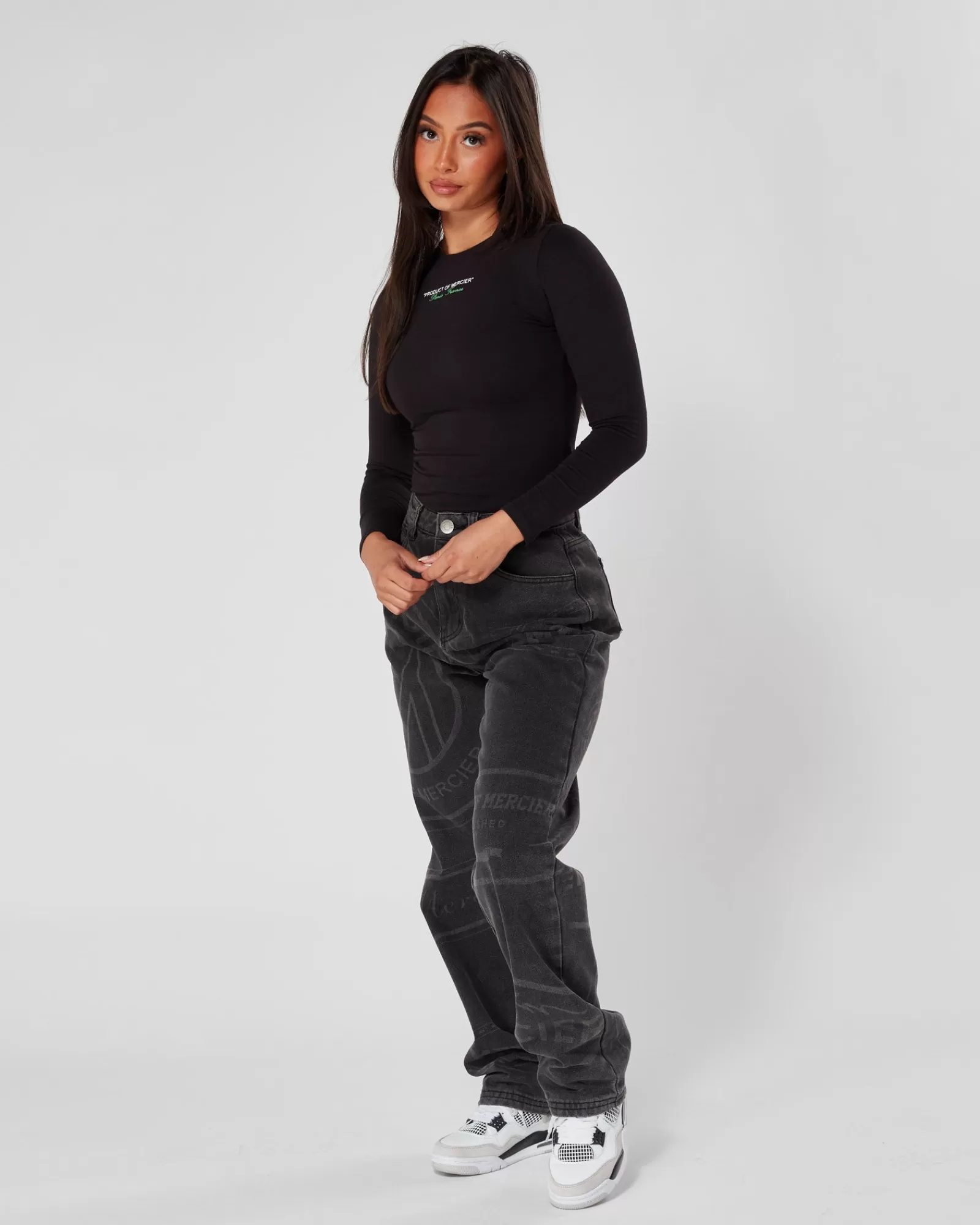 Outlet Damen>Mercier Damen schwarz grün Produkt von Bodysuit