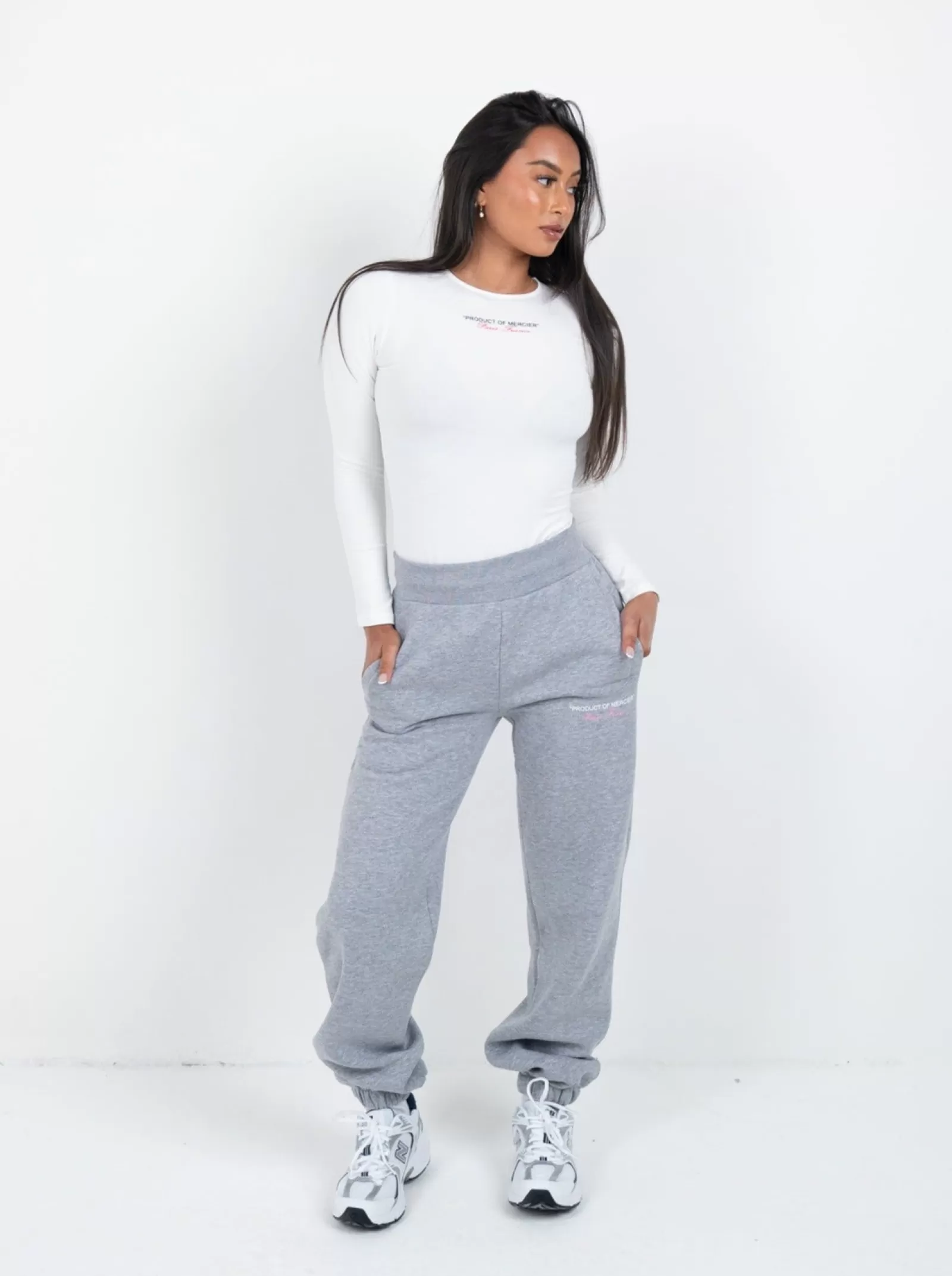 Outlet Damen | Damen-tops>Mercier Damen Weiß Rosa Produkt Von Bodysuit