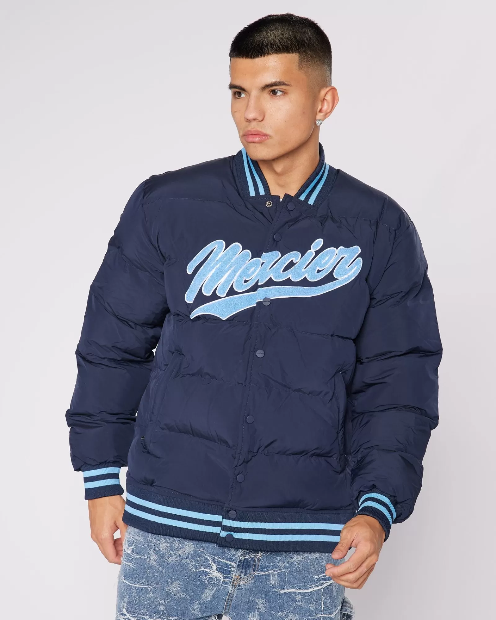 Jacken>Mercier Navy Chester Jacket