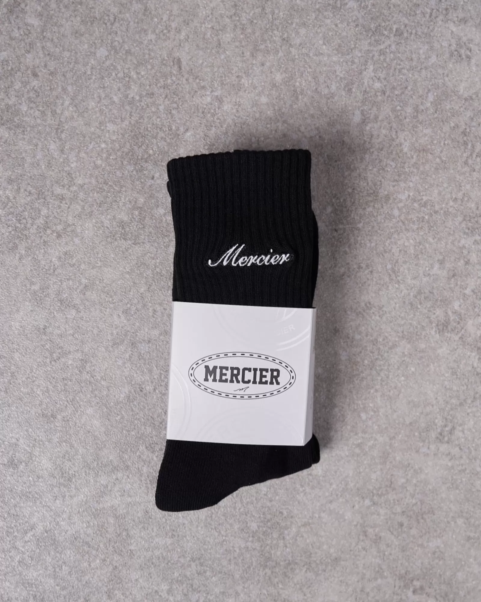 Damen Accessoires | Zubehör>Mercier Schwarze Signature 2 Stück Socks'