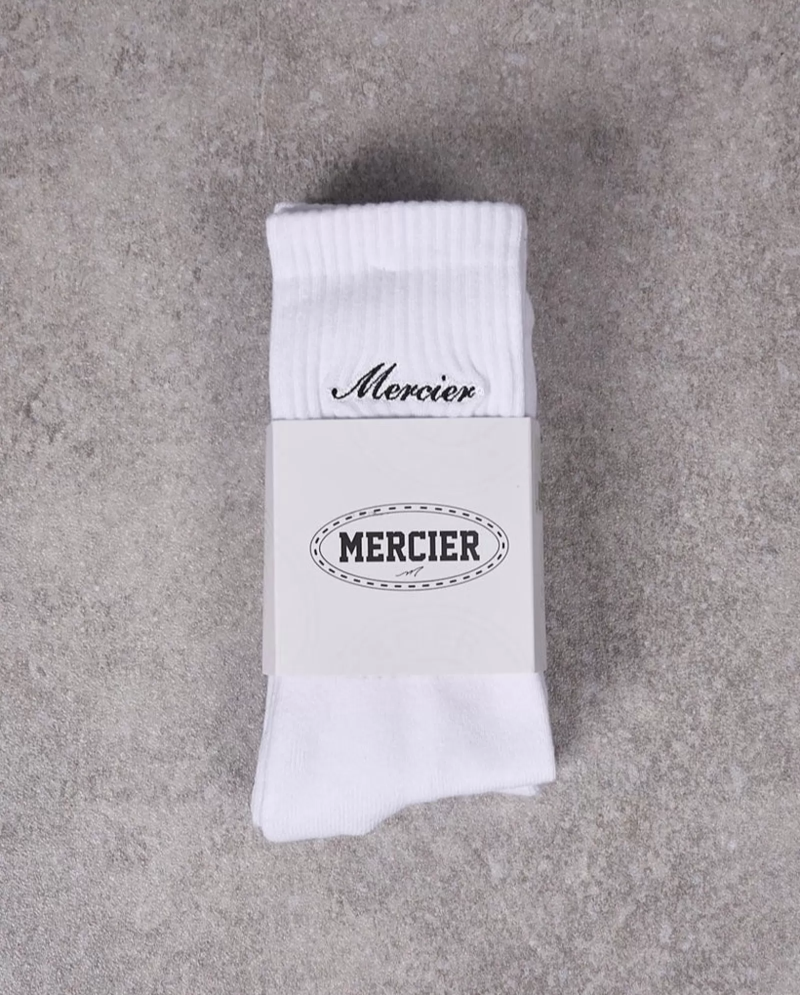 Damen Accessoires | Zubehör>Mercier Weiße Signature Socken 2 Stück