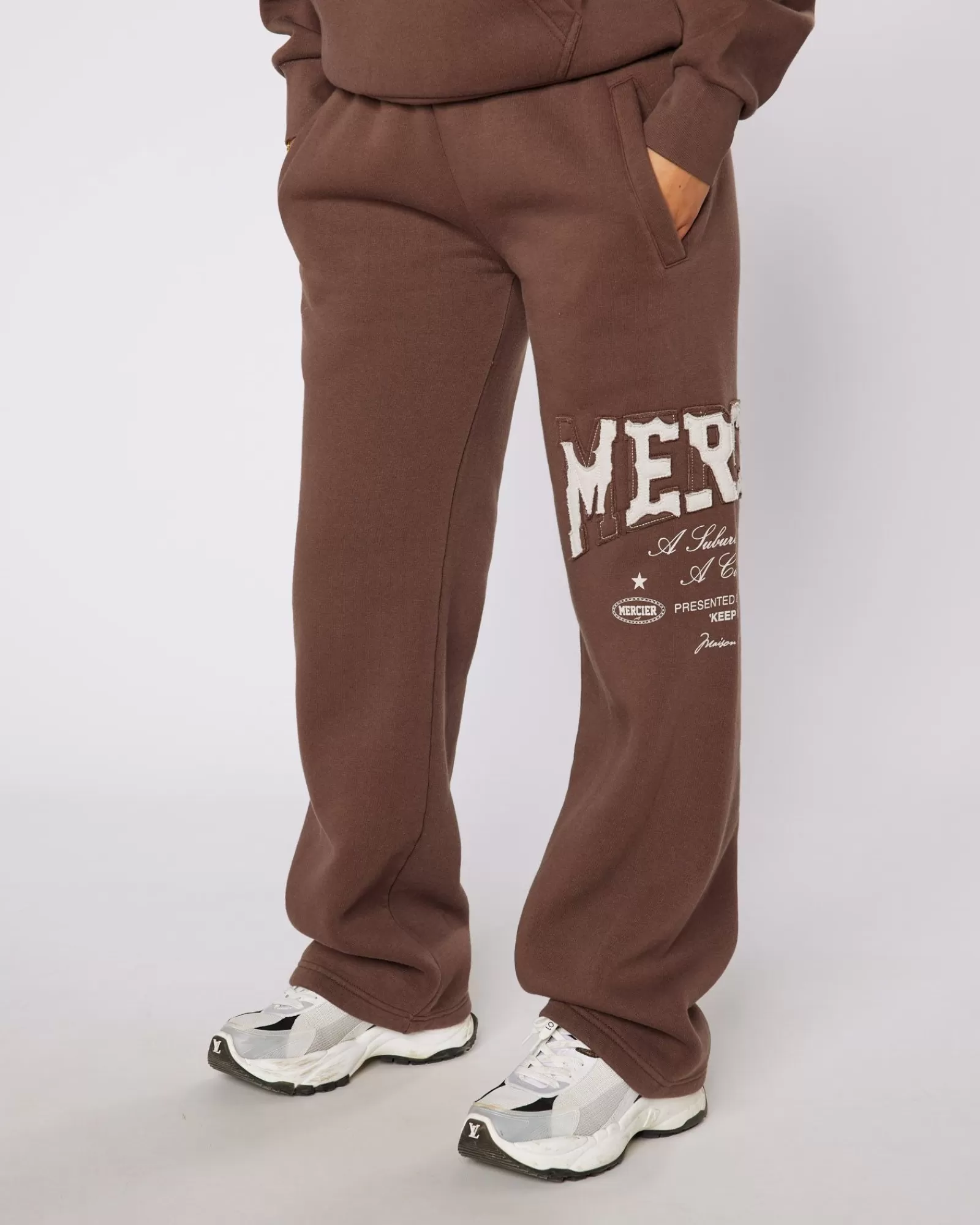 Trainingsanzüge Für Damen | Frauen Jogger/leggings>Mercier Womens Brown City Dreams Joggers